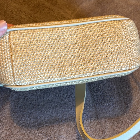 Raffia Cream Purse - Picture 6 of 6